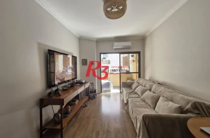 Apartamento com 3 dormitórios à venda, 98 m² por R$ 850.000,00 - Gonzaga - Santos/SP