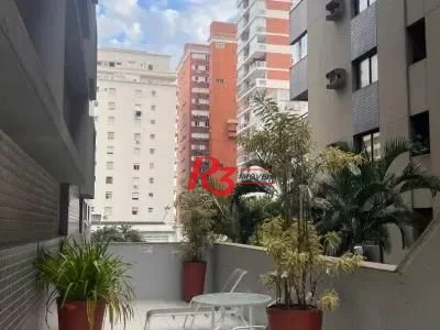 Apartamento com 1 dormitório para alugar, 42 m² por R$ 3.200,00/mês - Boqueirão - Santos/SP