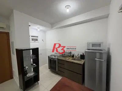 Apartamento com 1 dormitório para alugar, 42 m² por R$ 3.200,00/mês - Boqueirão - Santos/SP