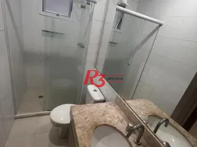 Apartamento com 1 dormitório para alugar, 42 m² por R$ 3.200,00/mês - Boqueirão - Santos/SP