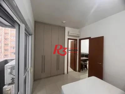 Apartamento com 1 dormitório para alugar, 42 m² por R$ 3.200,00/mês - Boqueirão - Santos/SP