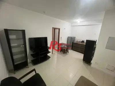 Apartamento com 1 dormitório para alugar, 42 m² por R$ 3.200,00/mês - Boqueirão - Santos/SP