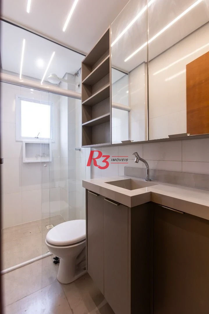 Apartamento com 2 dormitórios à venda, 70 m² por R$ 710.000,00 - Campo Grande - Santos/SP