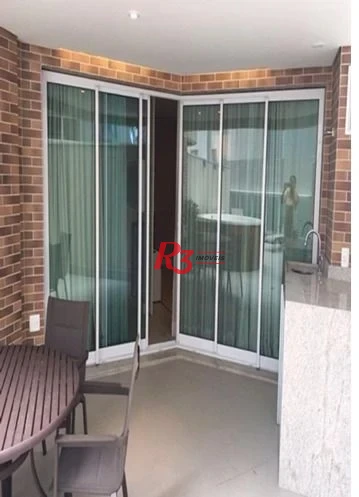 Apartamento Garden com 1 dormitório à venda, 45 m² por R$ 850.000,00 - Pompéia - Santos/SP