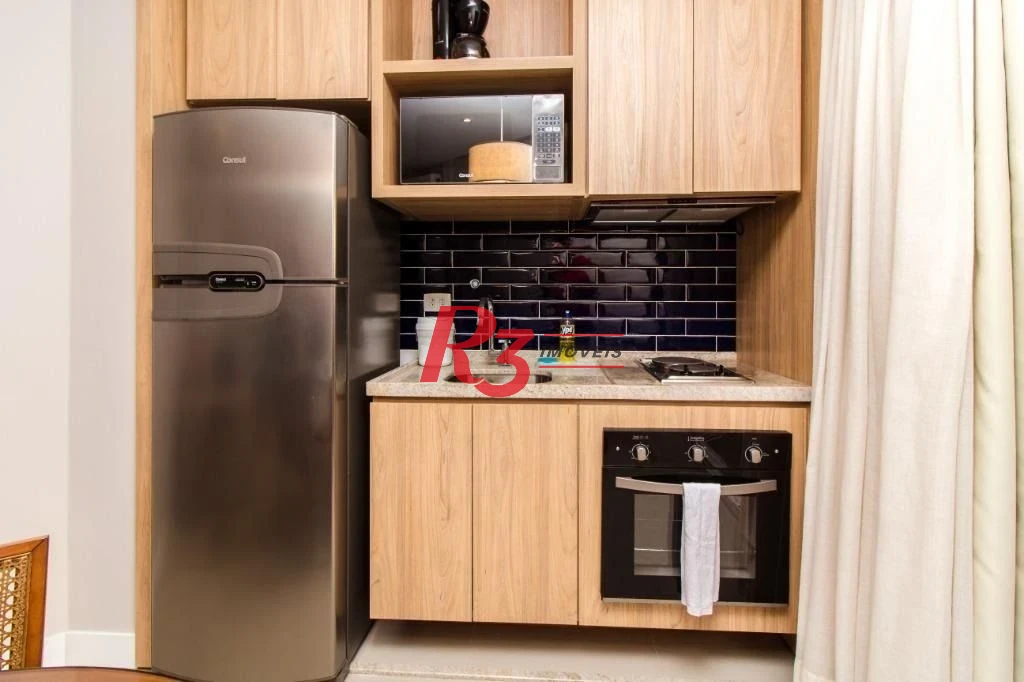Apartamento Garden com 1 dormitório à venda, 45 m² por R$ 850.000,00 - Pompéia - Santos/SP