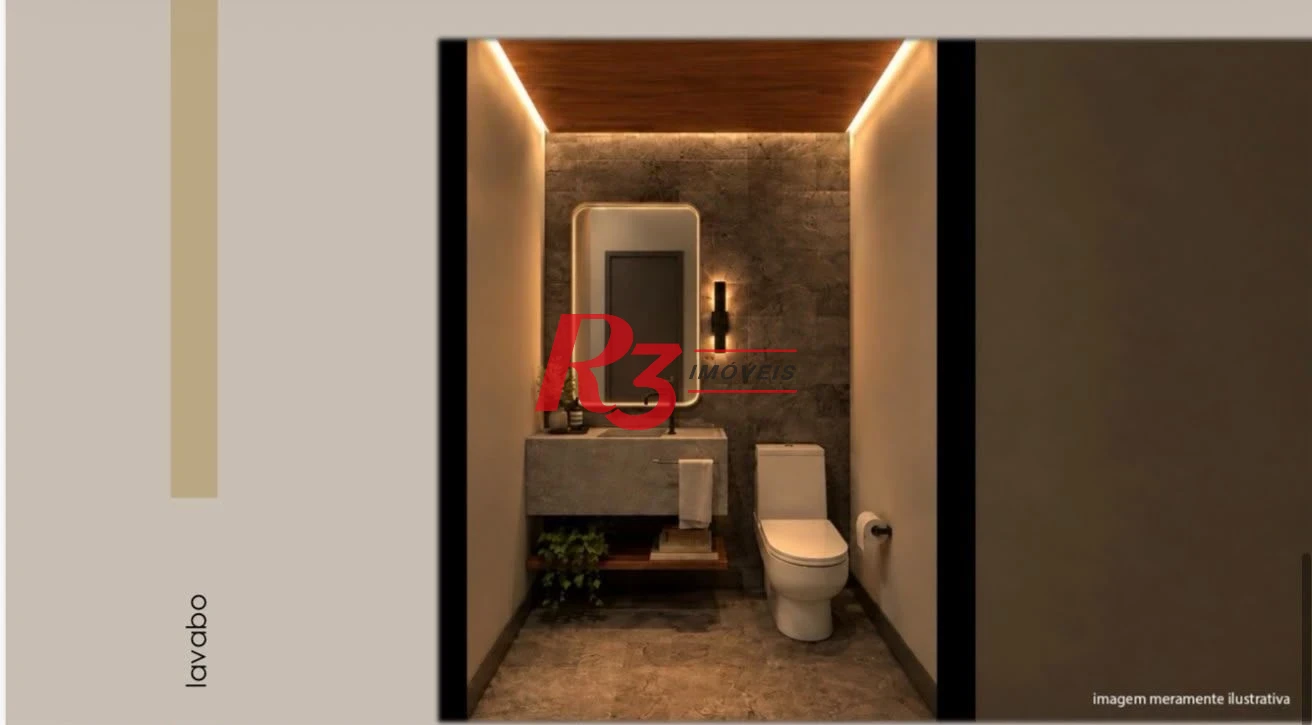 Village com 2 dormitórios à venda, 110 m² por R$ 665.000,00 - Campo Grande - Santos/SP