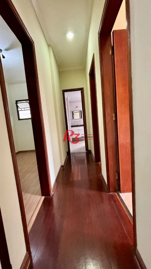Apartamento com 2 dormitórios à venda, 119 m² por R$ 850.000,00 - Embaré - Santos/SP
