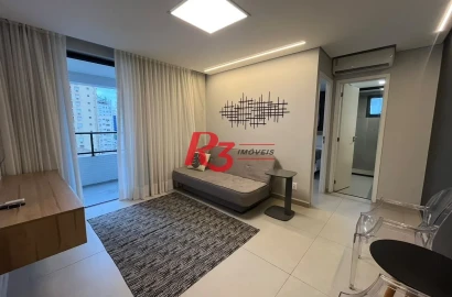 Apartamento com 1 dormitório à venda, 57 m² por R$ 770.000,00 - Ponta da Praia - Santos/SP