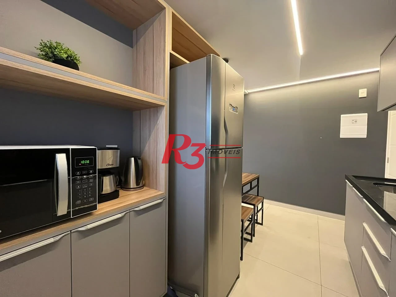 Apartamento com 1 dormitório à venda, 57 m² por R$ 770.000,00 - Ponta da Praia - Santos/SP