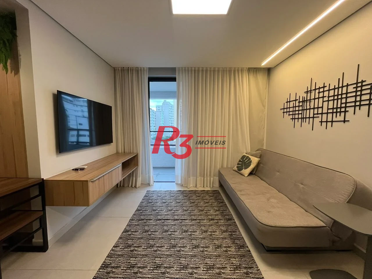 Apartamento com 1 dormitório à venda, 57 m² por R$ 770.000,00 - Ponta da Praia - Santos/SP