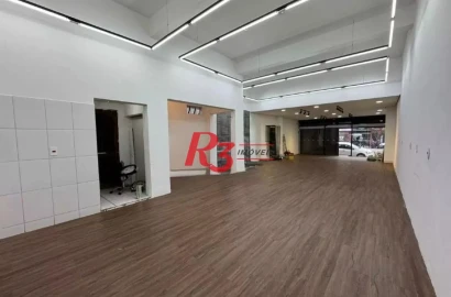 Loja para alugar, 120 m² por R$ 7.000,00/mês - Aparecida - Santos/SP