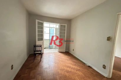 Apartamento com 1 dormitório à venda, 73 m² por R$ 425.000,00 - José Menino - Santos/SP
