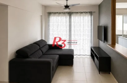 Apartamento com 2 dormitórios à venda, 72 m² por R$ 730.000,00 - Macuco - Santos/SP