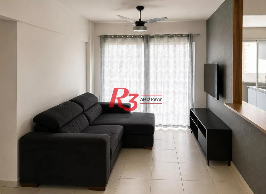 Apartamento com 2 dormitórios à venda, 72 m² por R$ 730.000,00 - Macuco - Santos/SP