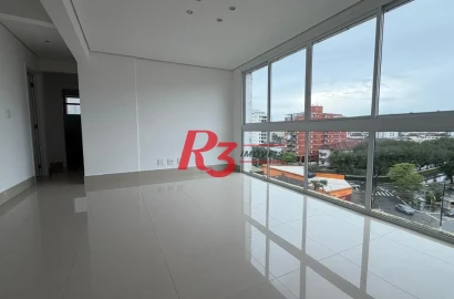 Apartamento com 3 dormitórios, 110 m² - venda por R$ 900.000,00 ou aluguel por R$ 5.000,00/mês - Marapé - Santos/SP
