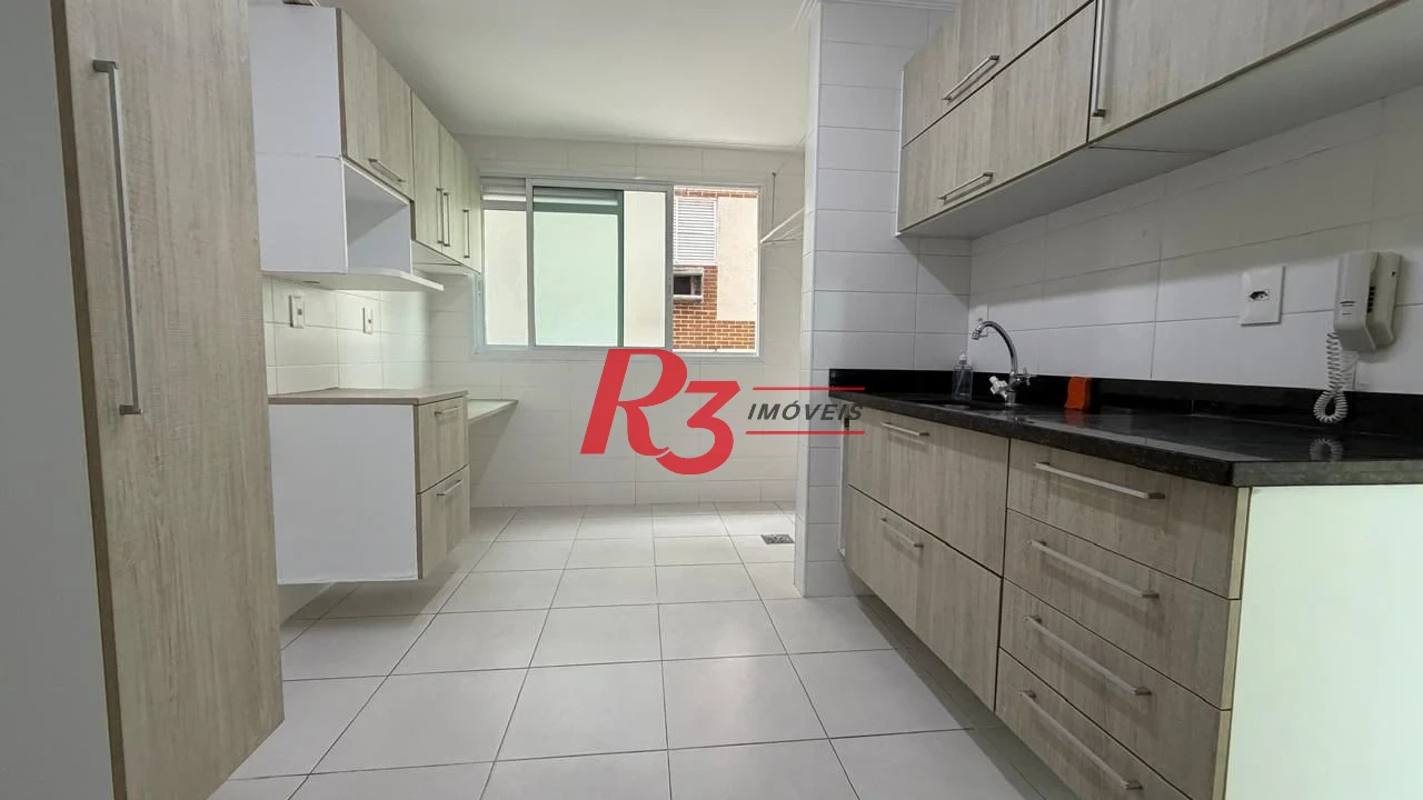 Apartamento com 3 dormitórios, 110 m² - venda por R$ 900.000,00 ou aluguel por R$ 5.000,00/mês - Marapé - Santos/SP