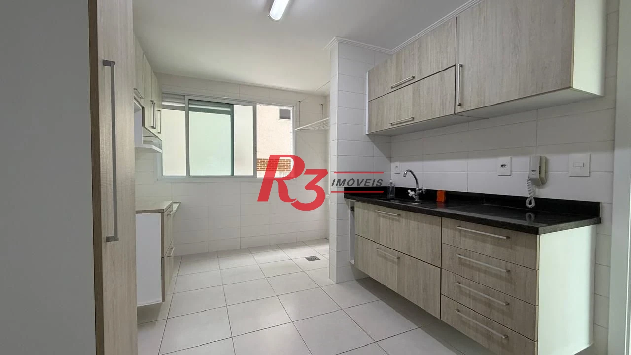 Apartamento com 3 dormitórios, 110 m² - venda por R$ 900.000,00 ou aluguel por R$ 5.000,00/mês - Marapé - Santos/SP