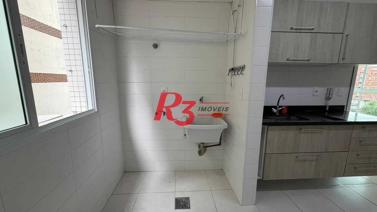 Apartamento com 3 dormitórios, 110 m² - venda por R$ 900.000,00 ou aluguel por R$ 5.000,00/mês - Marapé - Santos/SP