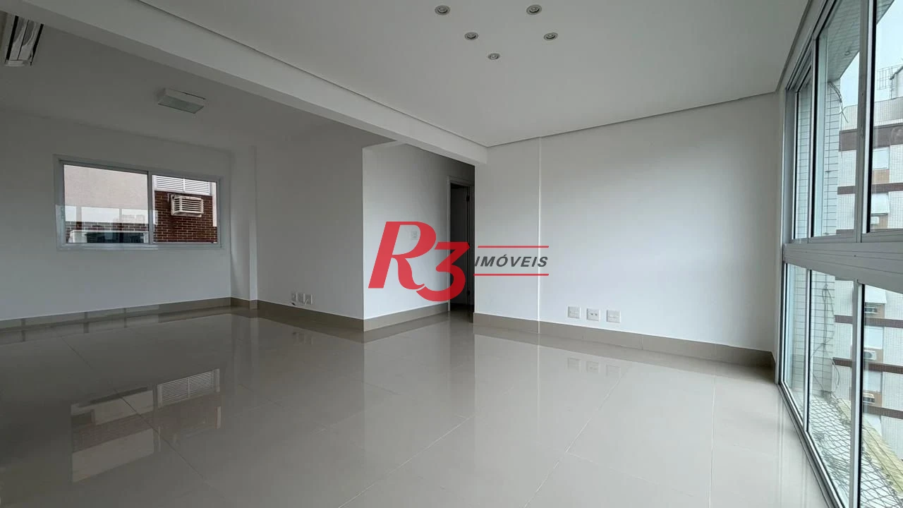 Apartamento com 3 dormitórios, 110 m² - venda por R$ 900.000,00 ou aluguel por R$ 5.000,00/mês - Marapé - Santos/SP