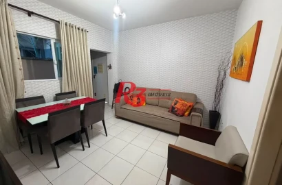 Apartamento com 2 dormitórios à venda, 62 m² por R$ 390.000,00 - Ponta da Praia - Santos/SP