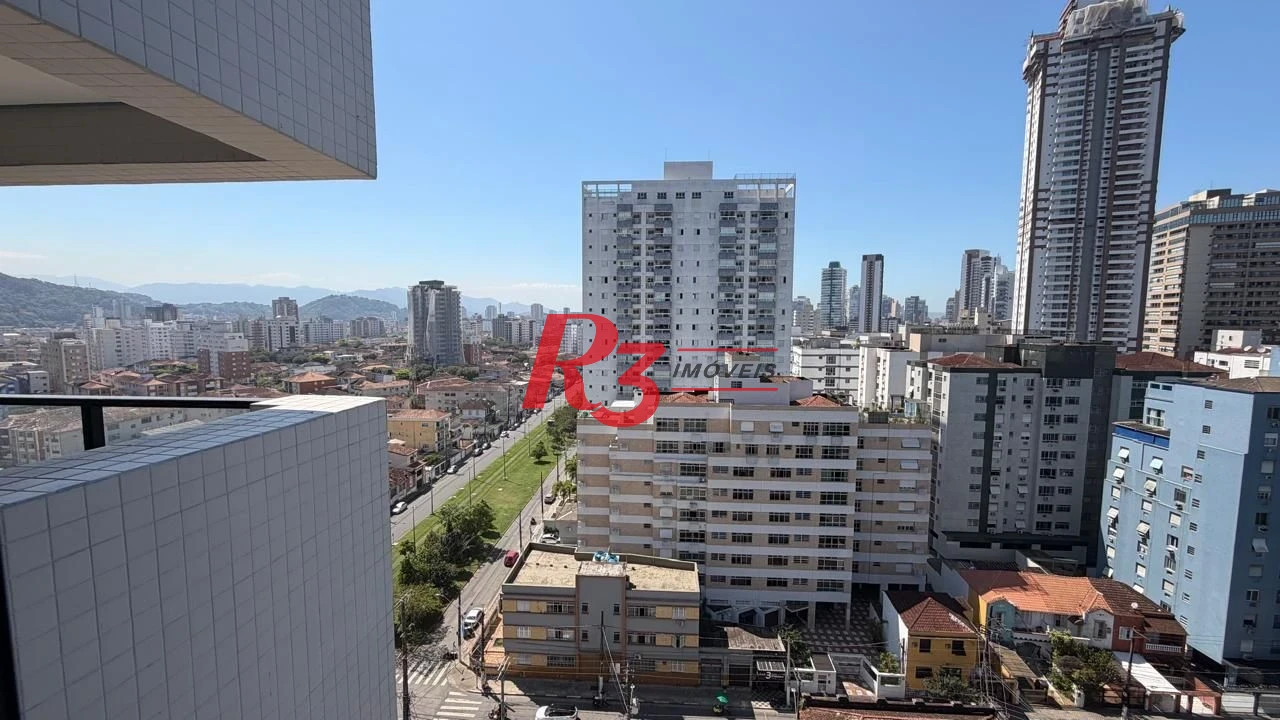 Apartamento com 2 dormitórios à venda, 70 m² por R$ 910.000,00 - José Menino - Santos/SP