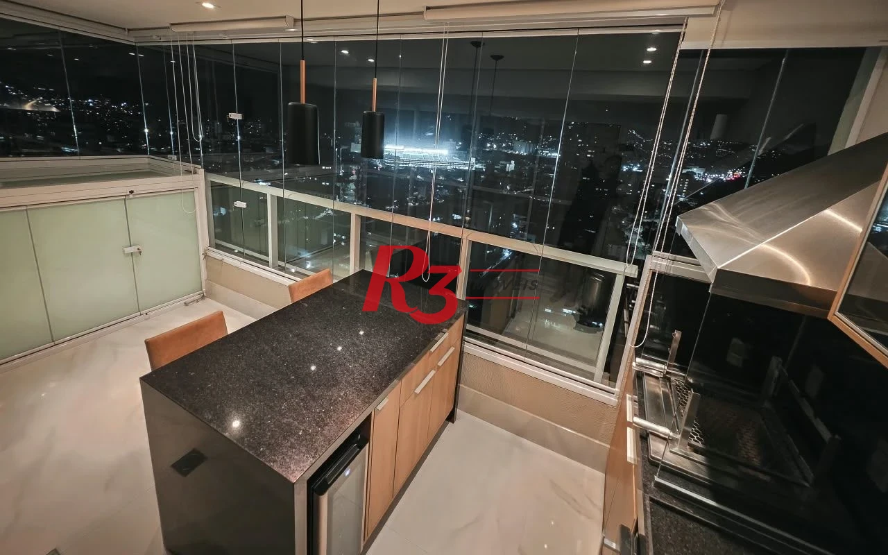Apartamento com 2 dormitórios à venda, 88 m² por R$ 1.400.000,00 - Campo Grande - Santos/SP