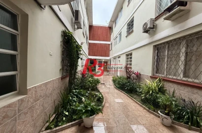 Apartamento com 2 dormitórios à venda, 70 m² por R$ 390.000,00 - Boqueirão - Santos/SP