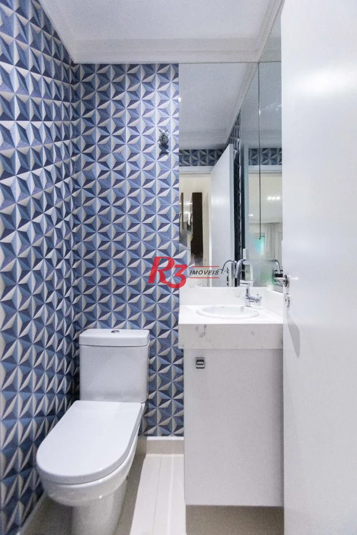 Apartamento com 3 dormitórios, 151 m² - venda por R$ 2.690.000,00 ou aluguel por R$ 18.000,00/mês - Aparecida - Santos/SP
