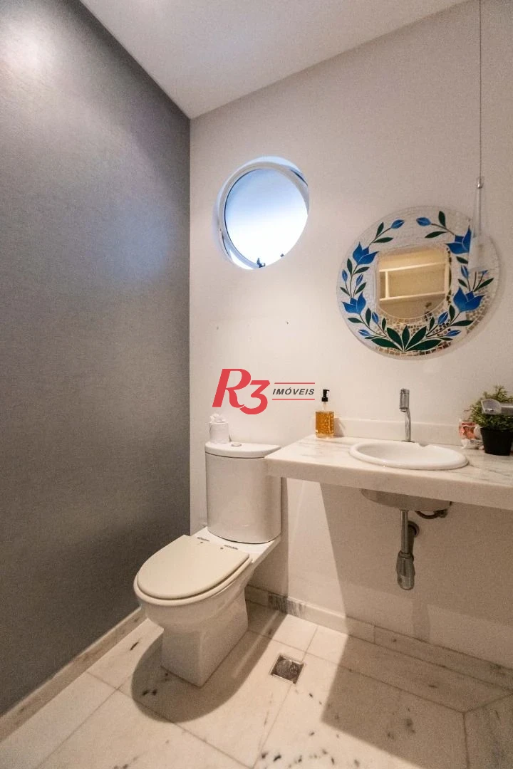 Apartamento com 4 dormitórios à venda, 243 m² por R$ 2.780.000,00 - Gonzaga - Santos/SP