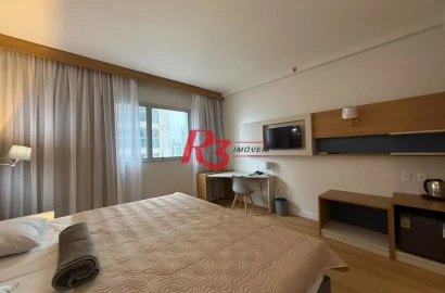 Studio com 1 dormitório à venda, 24 m² por R$ 412.120,00 - Gonzaga - Santos/SP