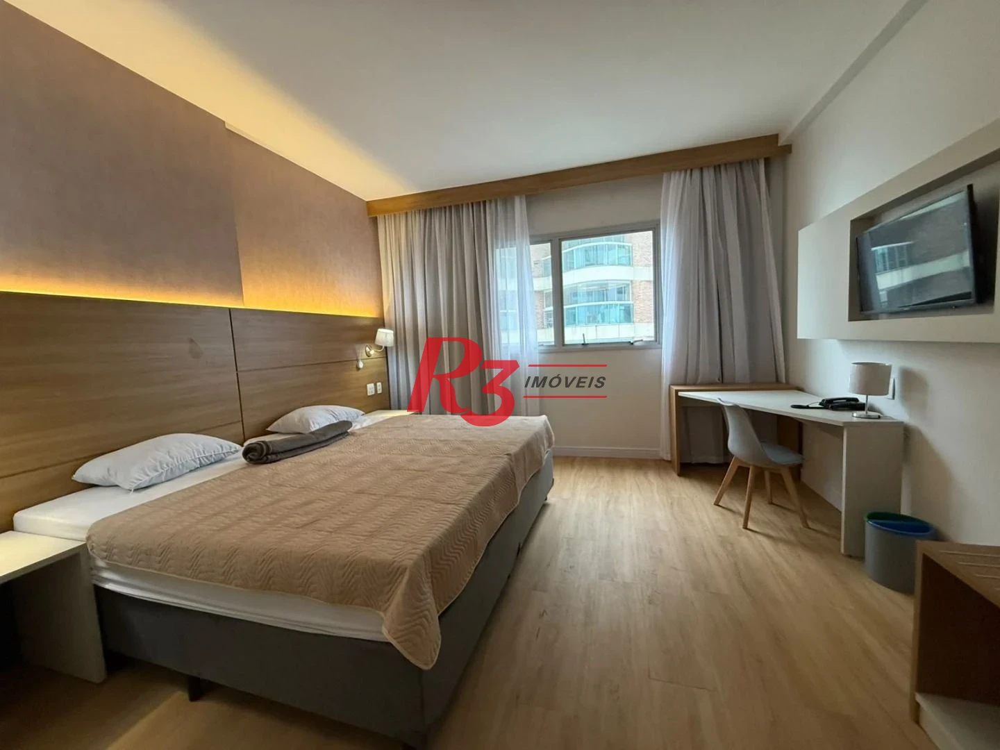 Studio com 1 dormitório à venda, 24 m² por R$ 412.120,00 - Gonzaga - Santos/SP