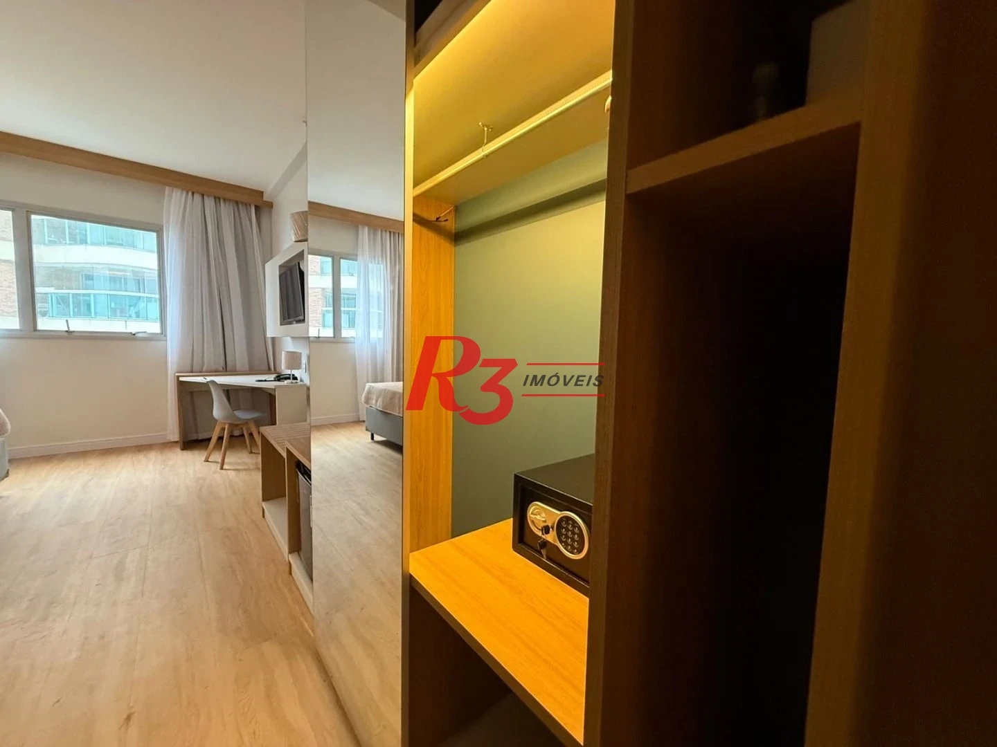 Studio com 1 dormitório à venda, 24 m² por R$ 412.120,00 - Gonzaga - Santos/SP