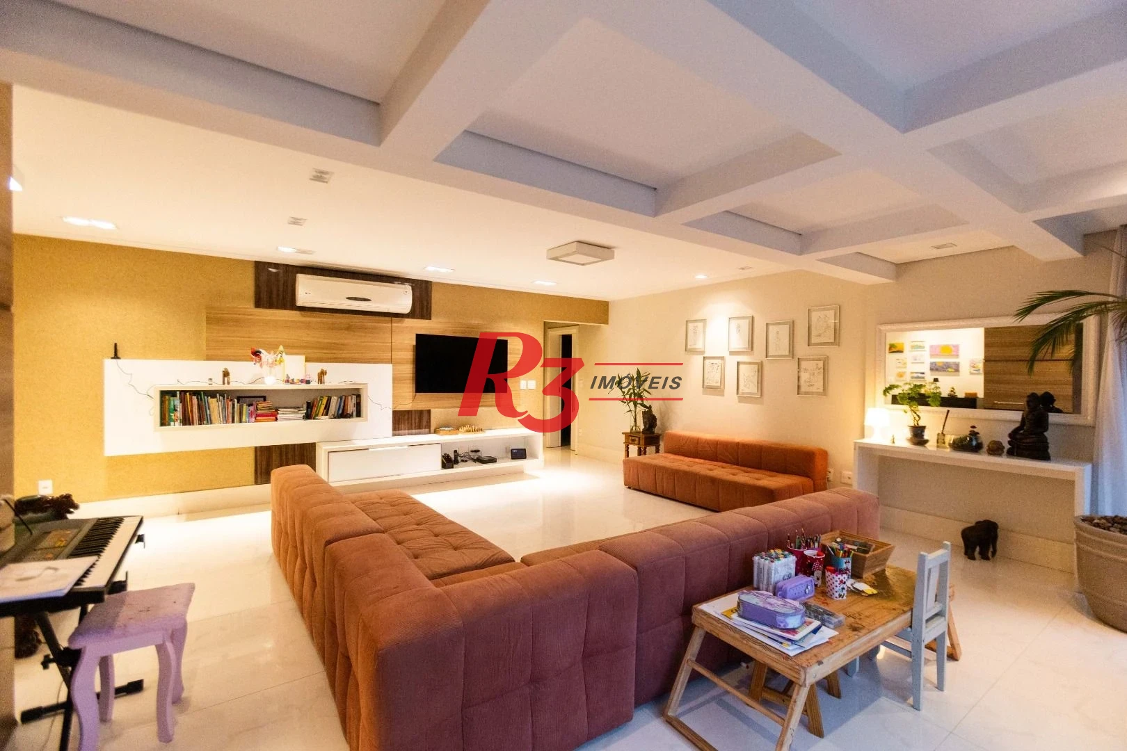 Apartamento Garden com 3 dormitórios à venda, 476 m² por R$ 5.500.000,00 - Embaré - Santos/SP
