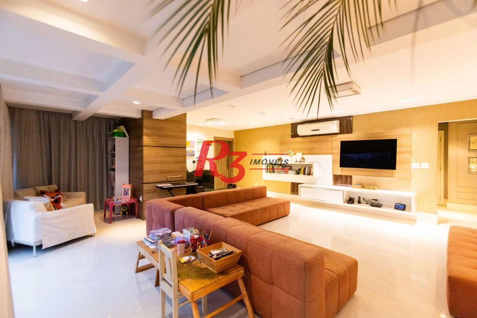 Apartamento Garden com 3 dormitórios à venda, 476 m² por R$ 5.500.000,00 - Embaré - Santos/SP