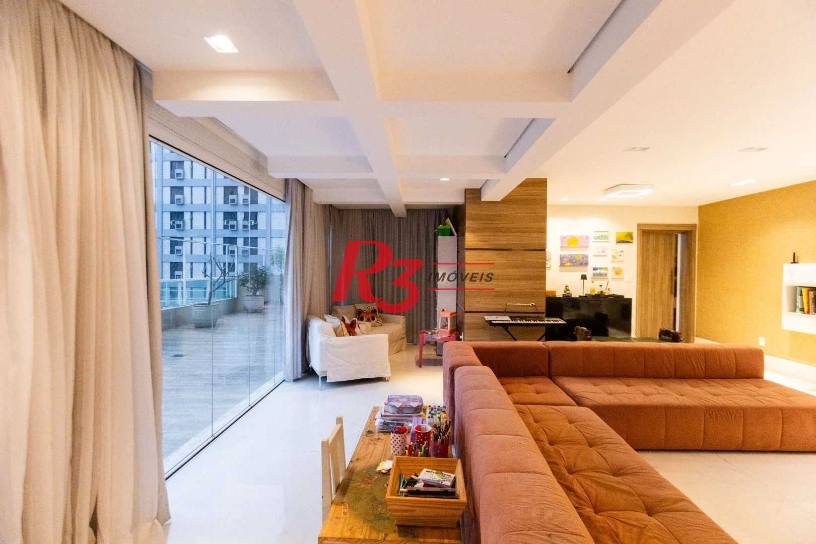 Apartamento Garden com 3 dormitórios à venda, 476 m² por R$ 5.500.000,00 - Embaré - Santos/SP