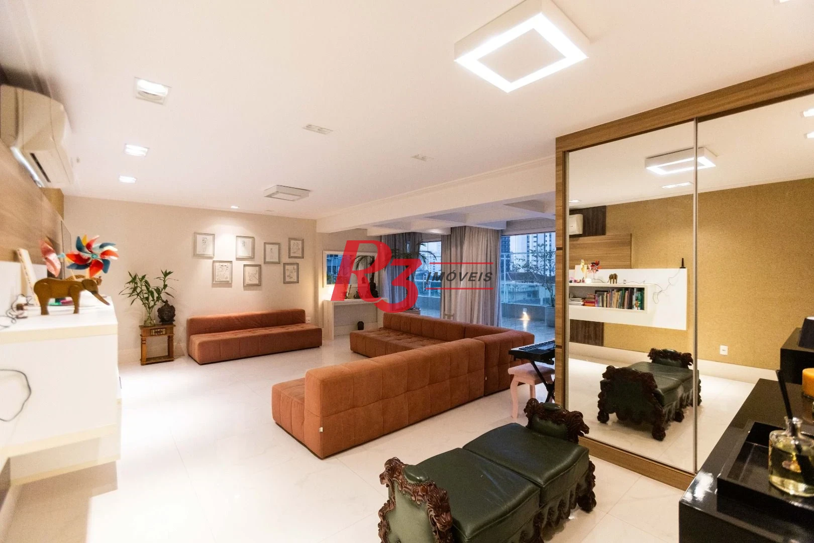 Apartamento Garden com 3 dormitórios à venda, 476 m² por R$ 5.500.000,00 - Embaré - Santos/SP