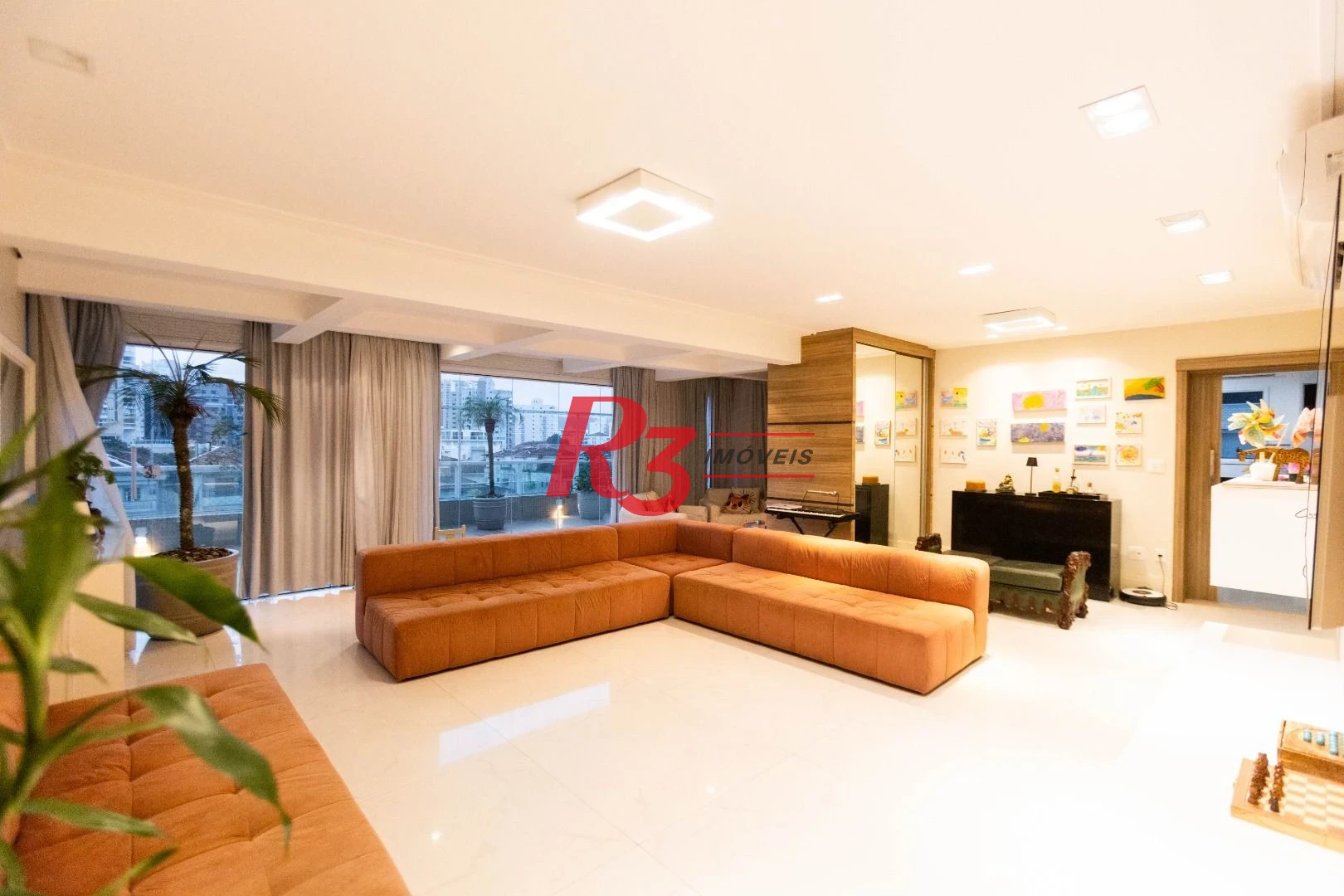 Apartamento Garden com 3 dormitórios à venda, 476 m² por R$ 5.500.000,00 - Embaré - Santos/SP