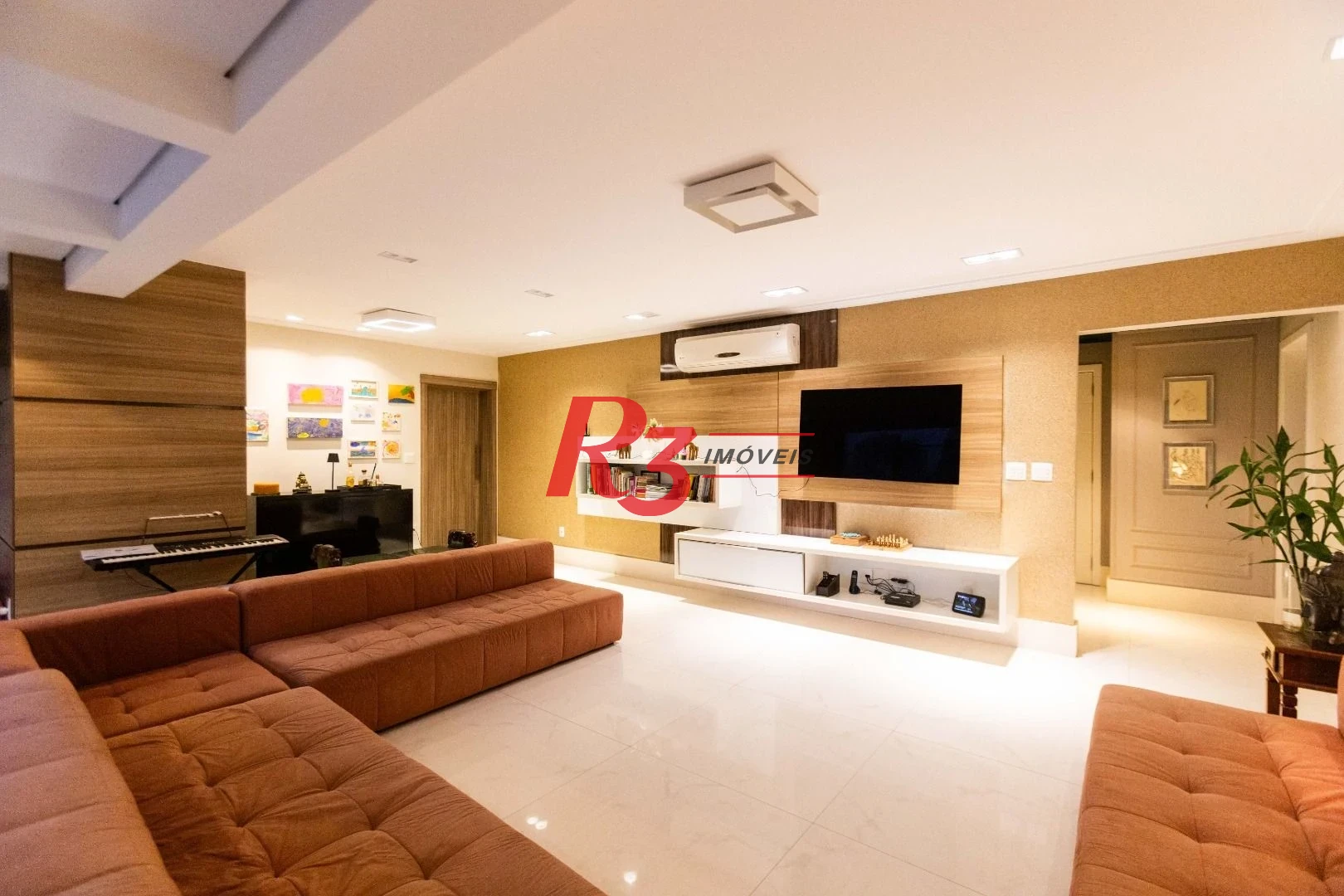 Apartamento Garden com 3 dormitórios à venda, 476 m² por R$ 5.500.000,00 - Embaré - Santos/SP