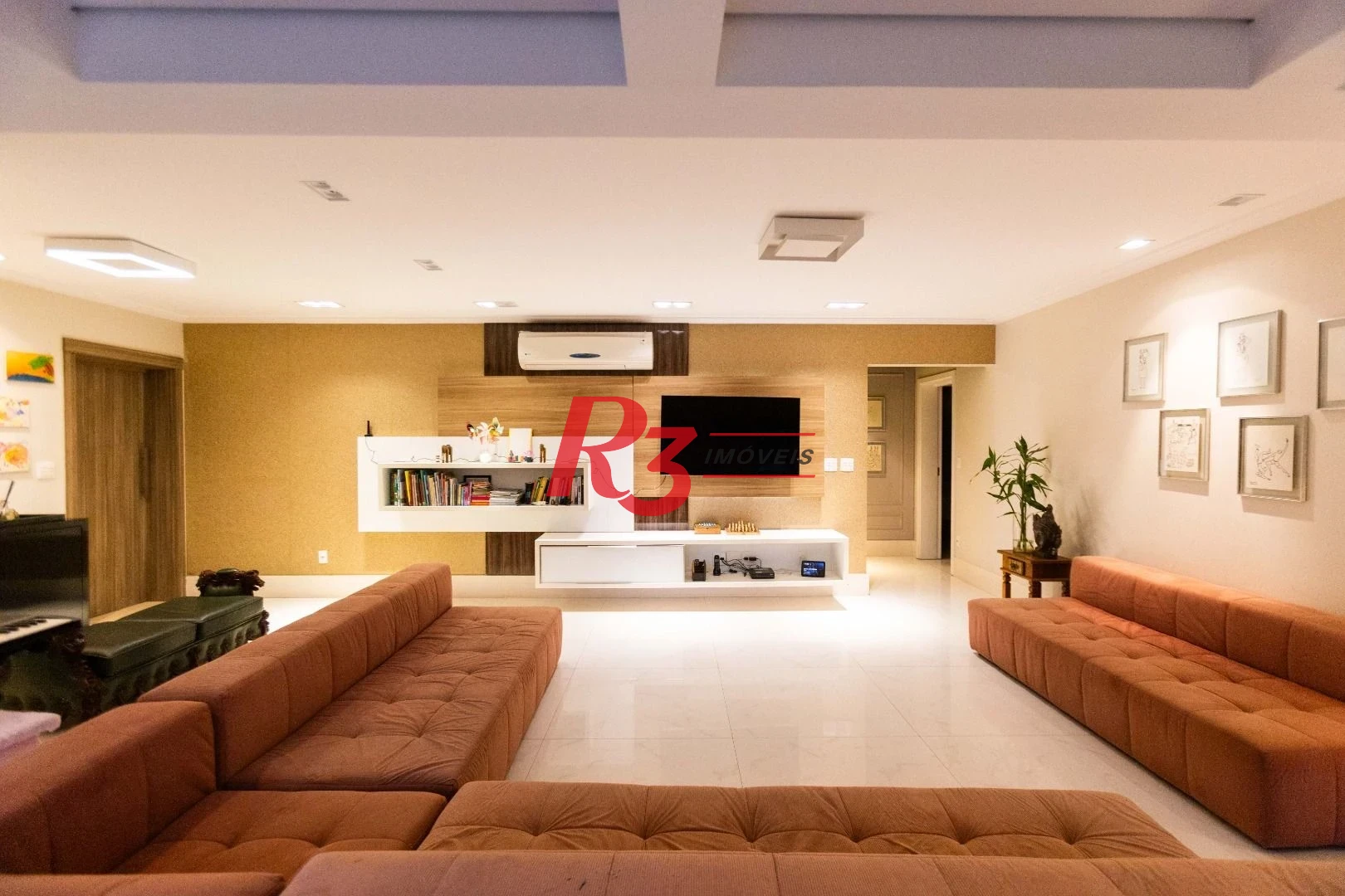 Apartamento Garden com 3 dormitórios à venda, 476 m² por R$ 5.500.000,00 - Embaré - Santos/SP