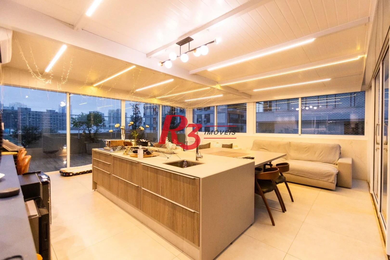 Apartamento Garden com 3 dormitórios à venda, 476 m² por R$ 5.500.000,00 - Embaré - Santos/SP