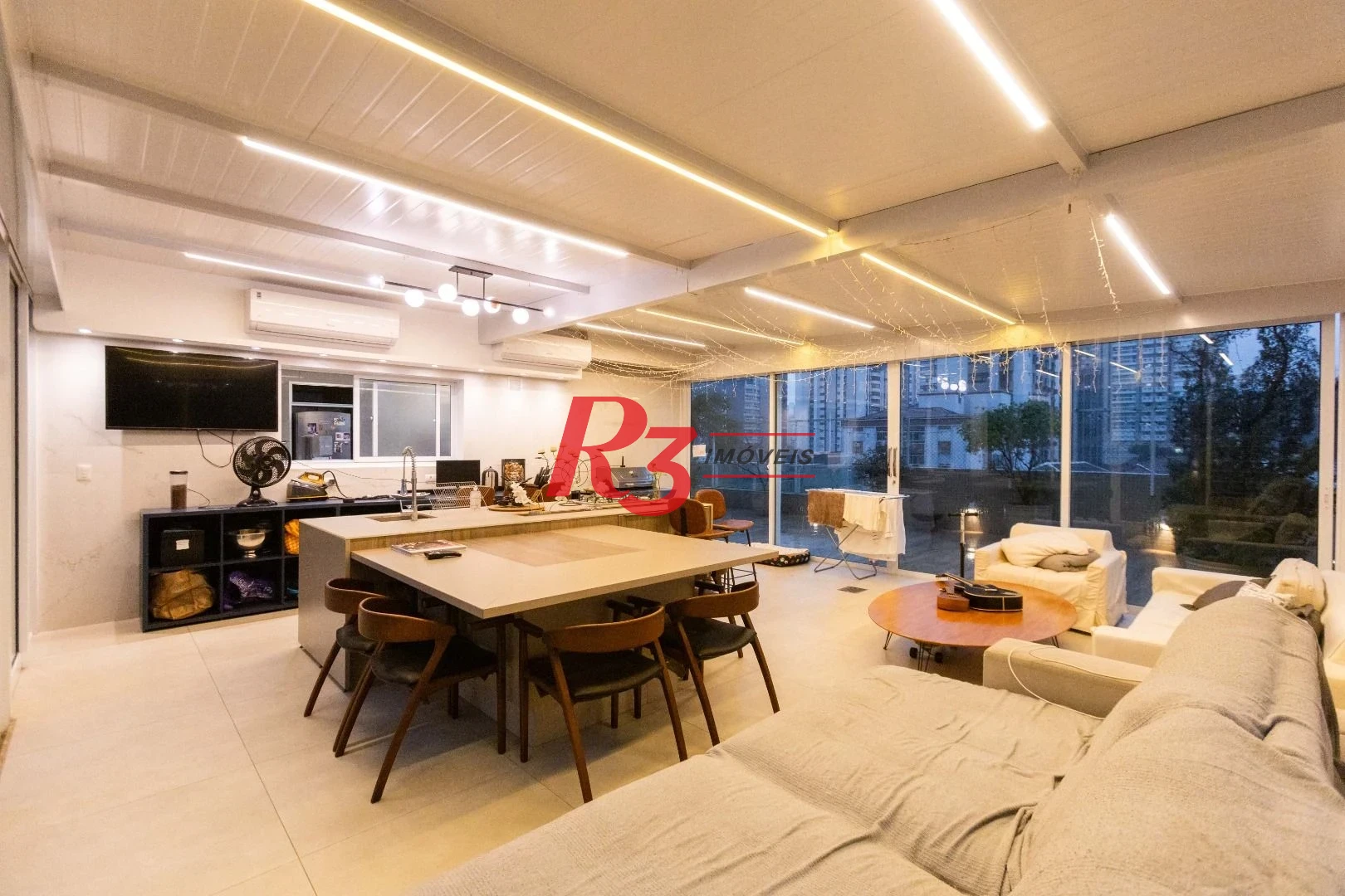 Apartamento Garden com 3 dormitórios à venda, 476 m² por R$ 5.500.000,00 - Embaré - Santos/SP