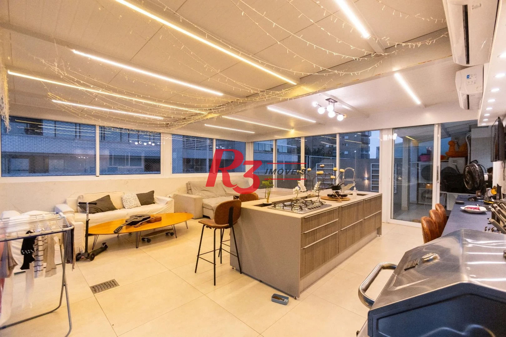 Apartamento Garden com 3 dormitórios à venda, 476 m² por R$ 5.500.000,00 - Embaré - Santos/SP