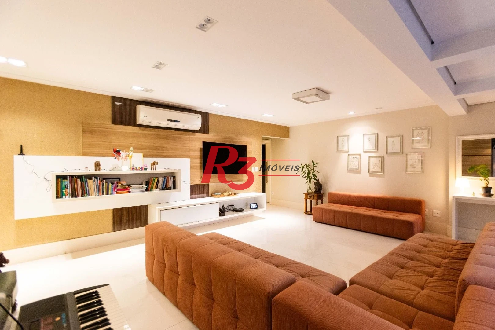 Apartamento Garden com 3 dormitórios à venda, 476 m² por R$ 5.500.000,00 - Embaré - Santos/SP