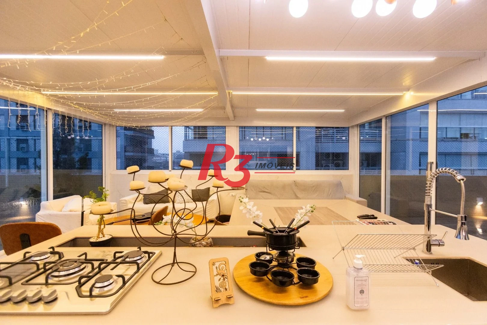 Apartamento Garden com 3 dormitórios à venda, 476 m² por R$ 5.500.000,00 - Embaré - Santos/SP