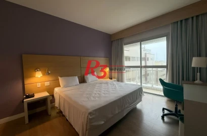 Studio com 1 dormitório à venda, 36 m² por R$ 650.000,00 - Gonzaga - Santos/SP