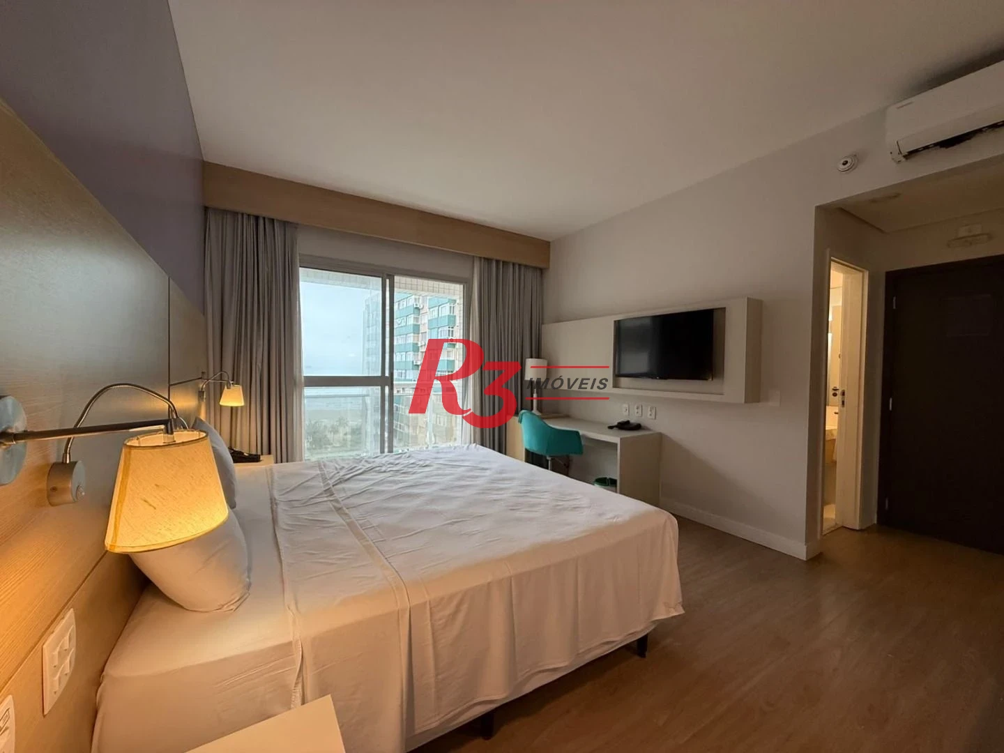 Studio com 1 dormitório à venda, 36 m² por R$ 650.000,00 - Gonzaga - Santos/SP