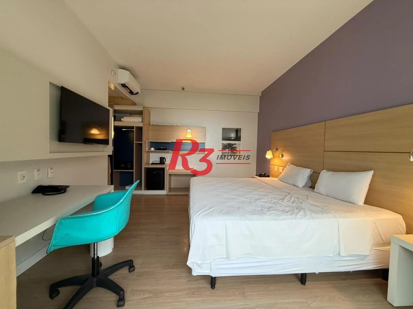 Studio com 1 dormitório à venda, 36 m² por R$ 650.000,00 - Gonzaga - Santos/SP