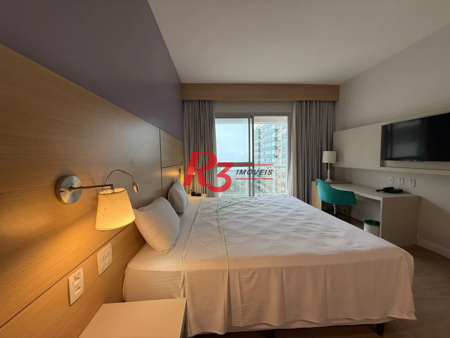 Studio com 1 dormitório à venda, 36 m² por R$ 650.000,00 - Gonzaga - Santos/SP