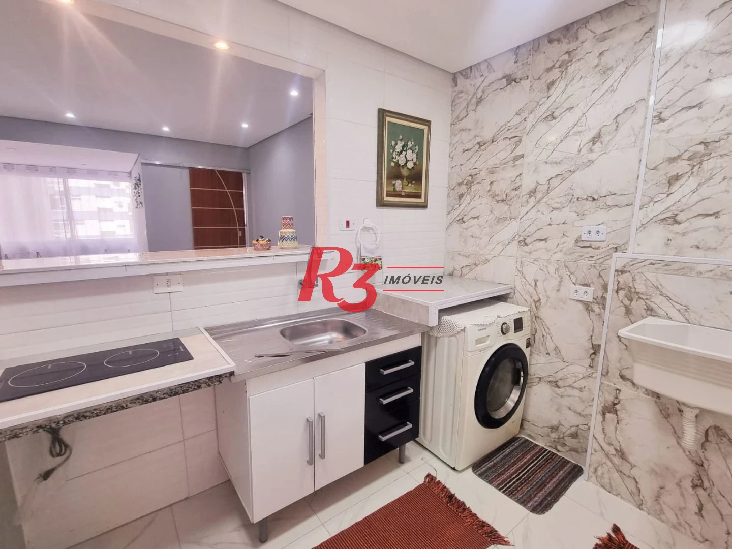 Studio com 1 dormitório à venda, 44 m² por R$ 370.000,00 - Ponta da Praia - Santos/SP