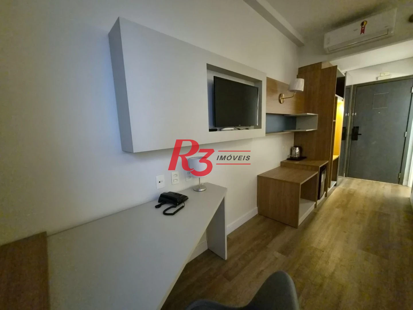 Studio com 1 dormitório à venda, 27 m² por R$ 442.560,00 - Gonzaga - Santos/SP